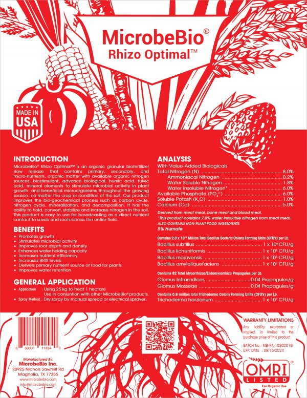 MicrobeBio® Rhizo Optimal™