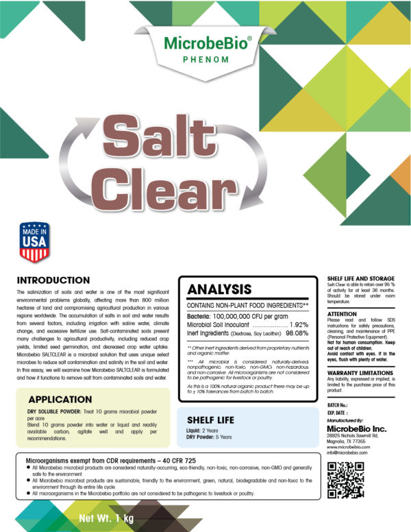MICROBEBIO® Phenom Salt Clear™